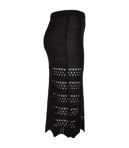 Jupe Motif/style Crochet Femme Noir Urban Classics