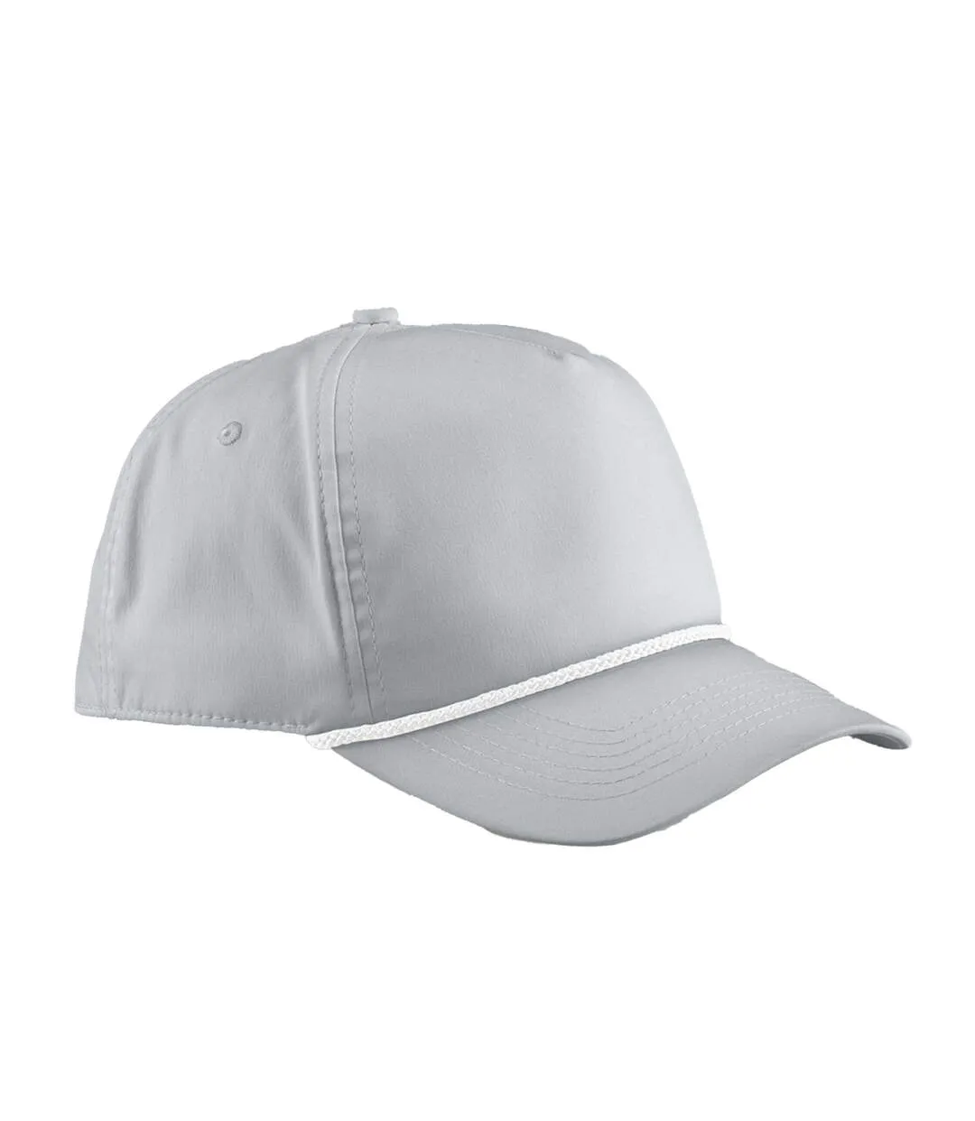 Casquette Golf Motif/style Corde Décorative Adulte Gris Clair Blanc Beechfield-1