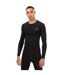 Mens Series-2 Long-sleeved Top Black Skins-1