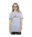 Disney Femme/Les femmes La petite sirène sous la mer - T-shirt boyfriend en coton (Gris sportif) - UTBI31176-2