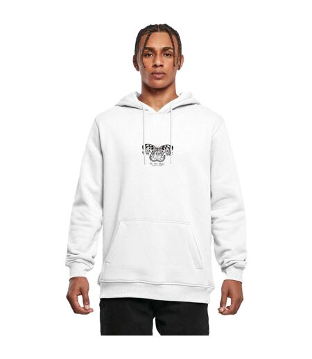 Sweat À Capuche Give Yourself Time Homme Blanc Mister Tee