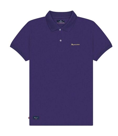 Polo Active Homme Violet Éclatant Aquascutum