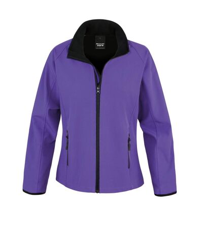 Veste softshell femme violet / noir Result Core Result Core