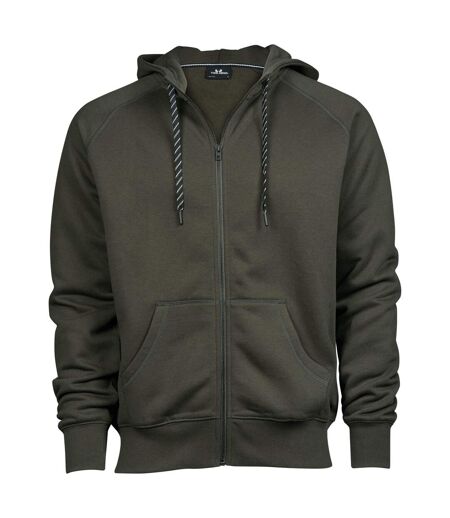 Sweat À Capuche Homme Vert Foncé Tee Jays