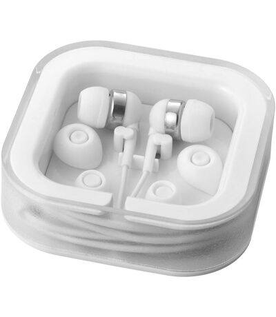 Bullet Sargas Earbuds With Microphone (White) (6.8 x 6.8 x 2.1 cm) - UTPF1649