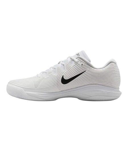 Mens Logo Low Cut Tennis Shoes White Black Nike