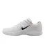 Mens Logo Low Cut Tennis Shoes White Black Nike-3