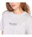 Womens/ladies Essentials Logo Boyfriend T-shirt Grey Marl Blank Essentials-4