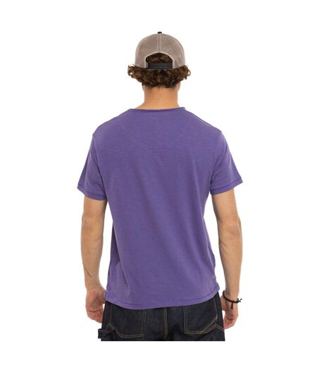 T-shirt homme regular fit col V en Slub jersey Ron Vondutch