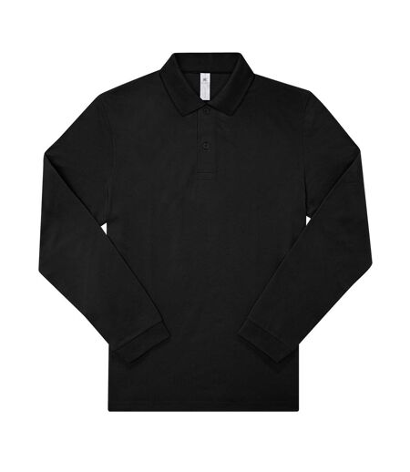 Polo Manches Longues My Polo Homme Noir B&C