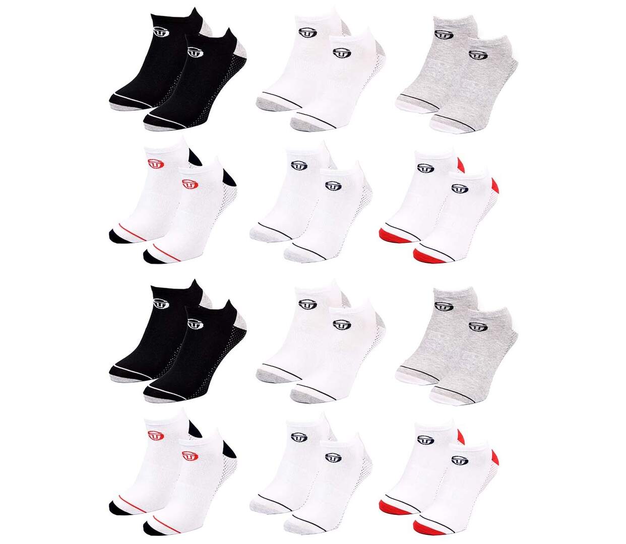 Chaussettes SERGIO TACCHINI SNEAKER 12 Pcs 5147-2