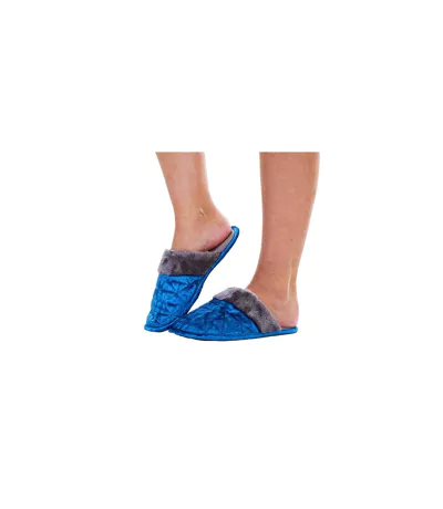 Chaussons Mules Femme Bleu Keanu