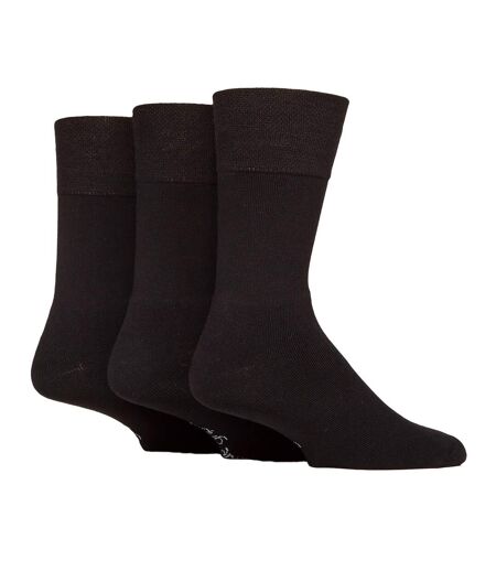 3 Pack Mens Bamboo Socks Soft Breathable Cushioned Crew Socks