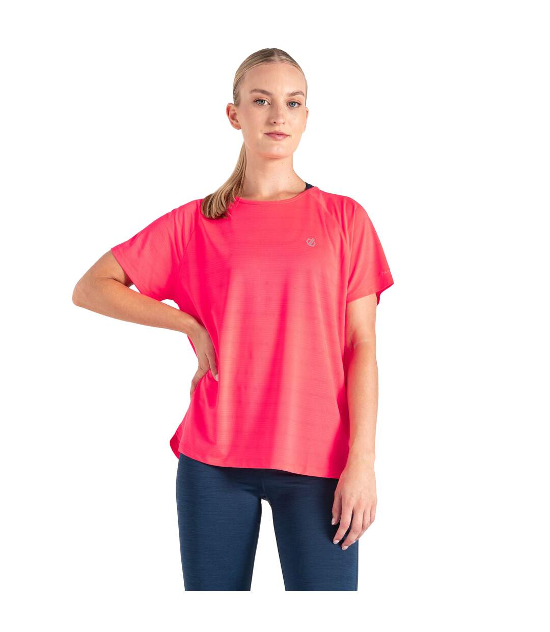 T-shirt gravitate femme rose néon Dare 2B-4