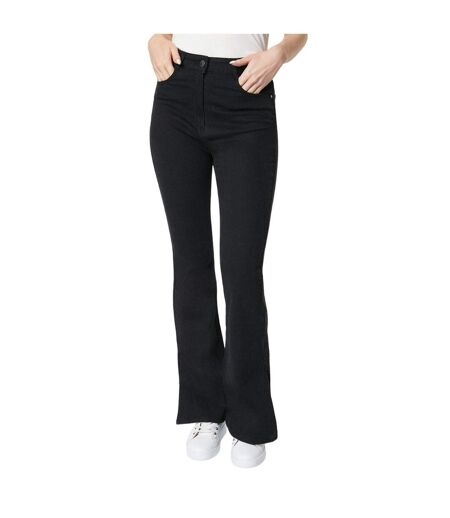 Womens/ladies flared jeans black Principles