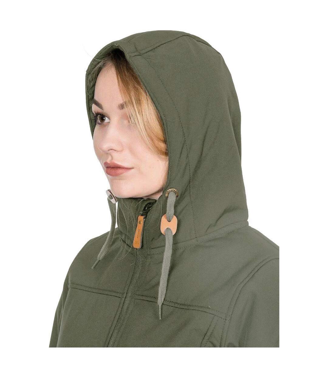 Trespass Womens/Ladies Kristen Longer Length Hooded Waterproof Jacket (Moss) - UTTP4195-3