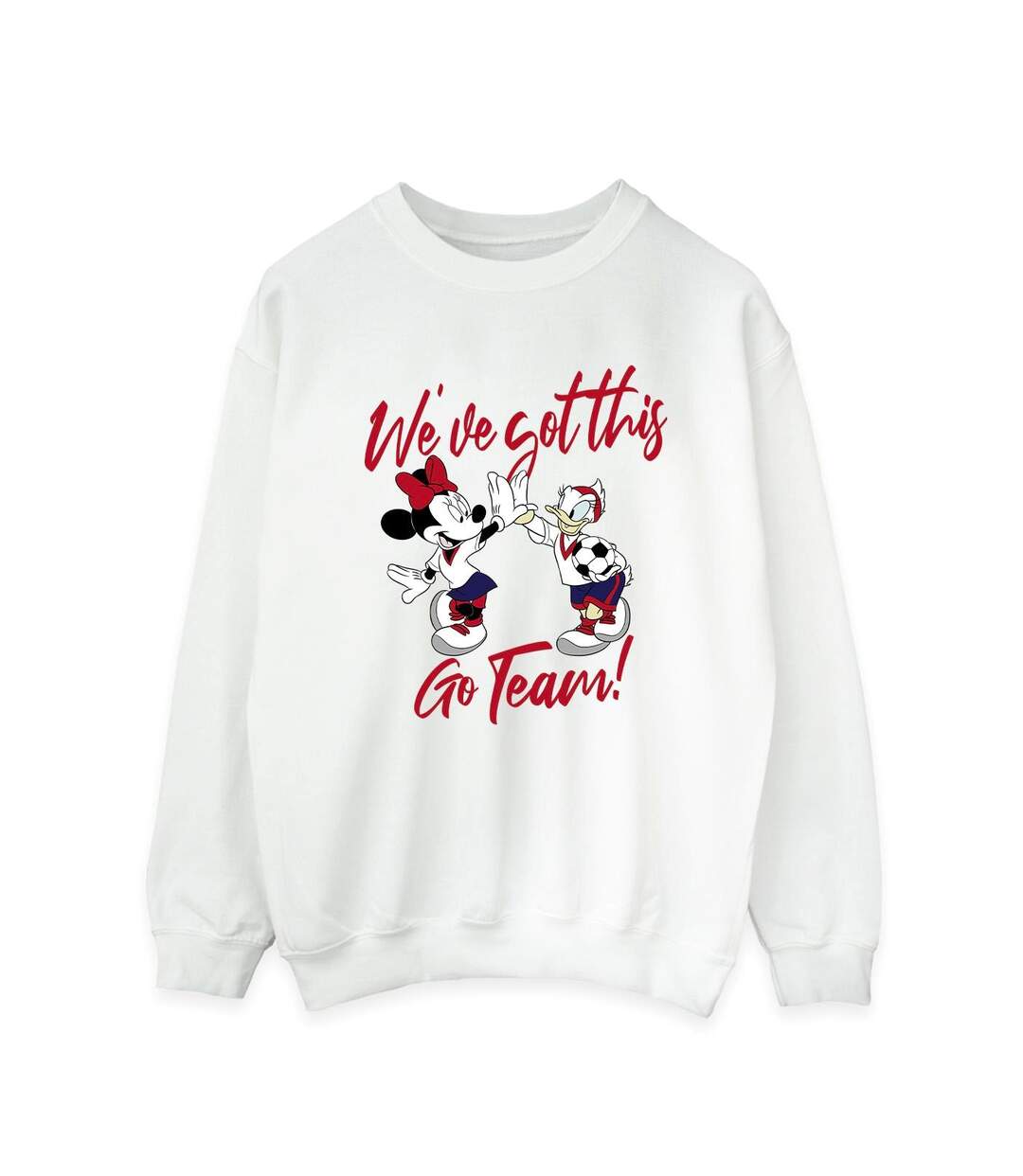 Disney Sweatshirt Minnie Daisy We've Got This - Femmes/Dames (Blanc) - UTBI28819-1