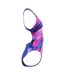 Maillot De Bain 1 Pièce Motif/style Imprimé Placement Powerback Femme Bleu Imprimé Speedo-3