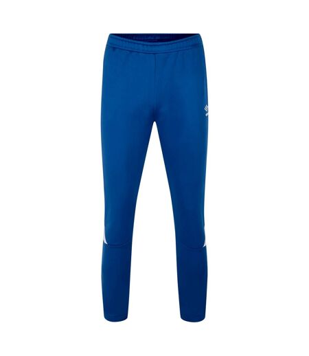 Umbro Mens Total Tapered Training Sweatpants (Royal Blue/White) - UTUO596