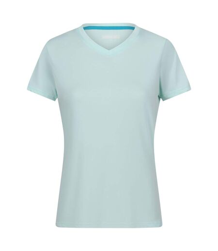 T-shirt fingal femme turquoise délavé Regatta