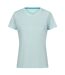 T-shirt fingal femme turquoise délavé Regatta