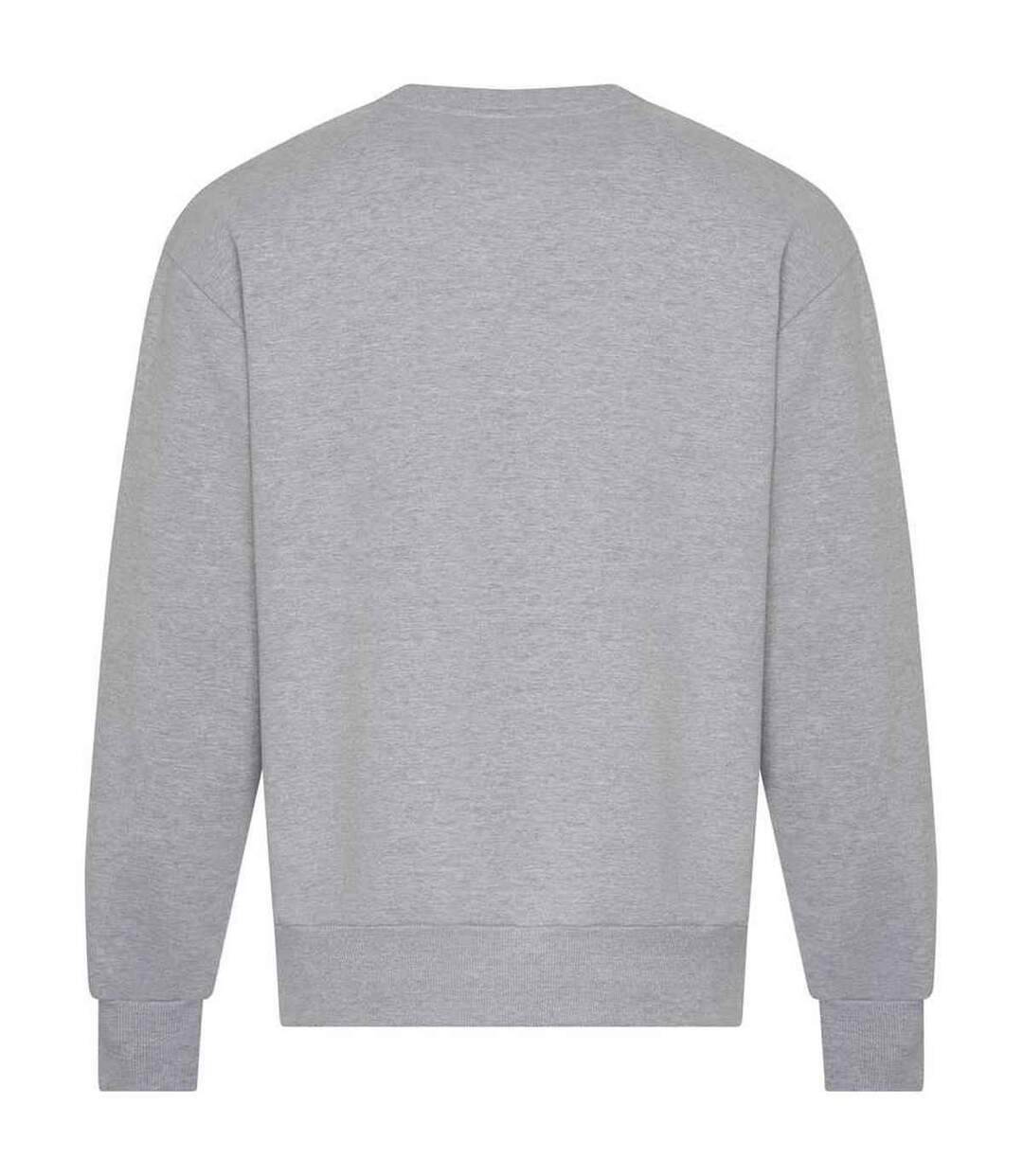 Unisex Adult Signature Heavyweight Sweatshirt Heather Grey Awdis-2