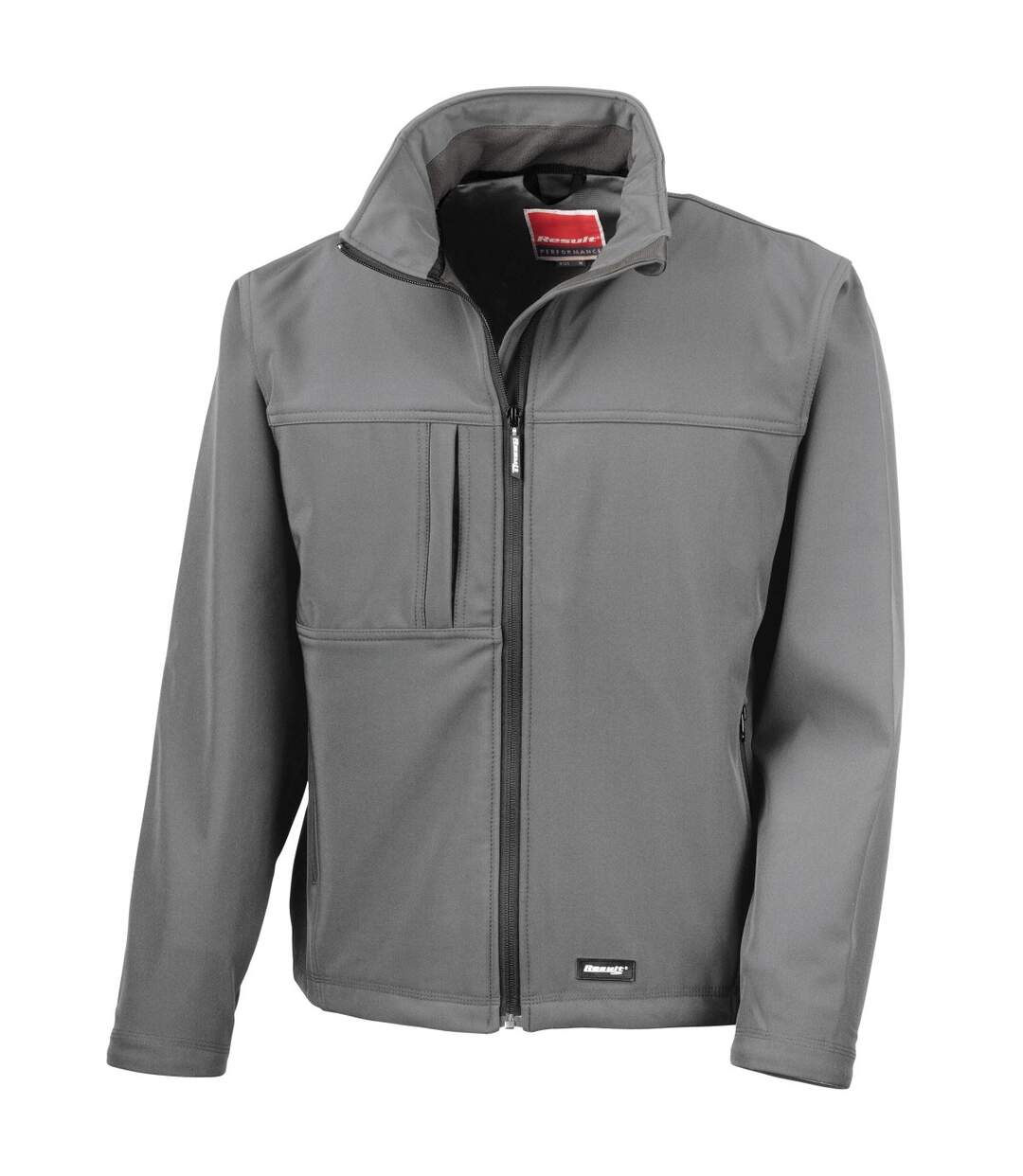 Veste softshell imperméable, coupe-vent et respirante homme gris clair Result-1