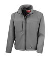 Result Mens Softshell Premium 3 Layer Performance Jacket (Waterproof, Windproof & Breathable) (Grey) - UTBC2046