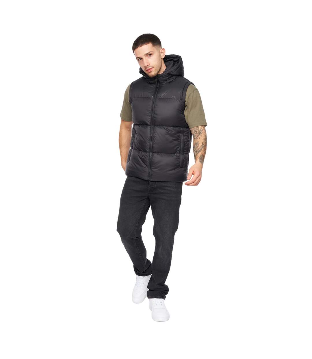 Veste sans manches chemerley homme noir Crosshatch-4