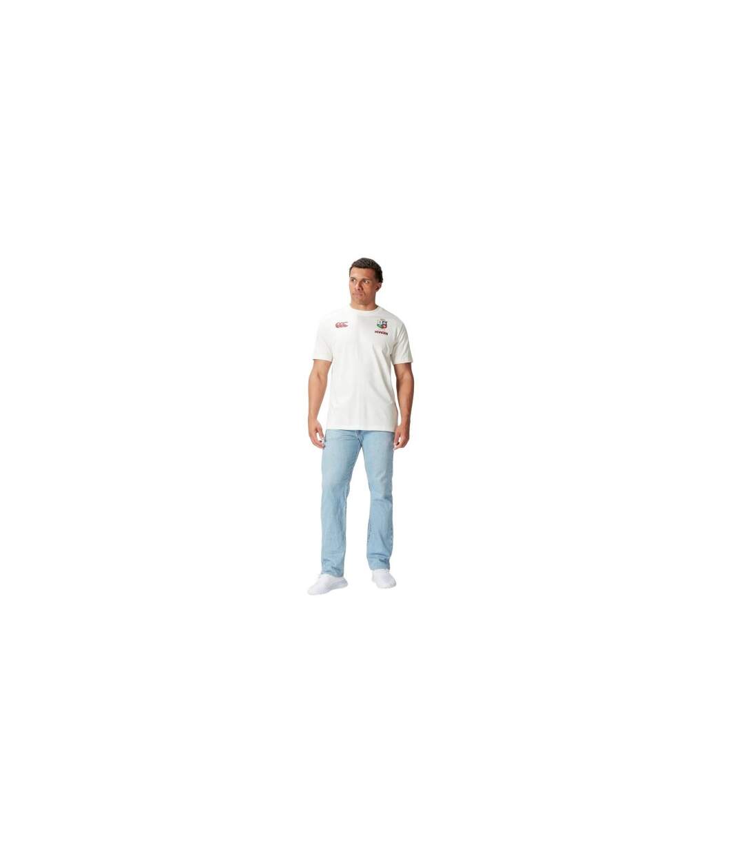 T-shirt Motif/style  Homme Blanc British & Irish Lions-1