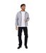 Mens Lightweight Funnel Neck Bomber Jacket Grey Brave Soul-3