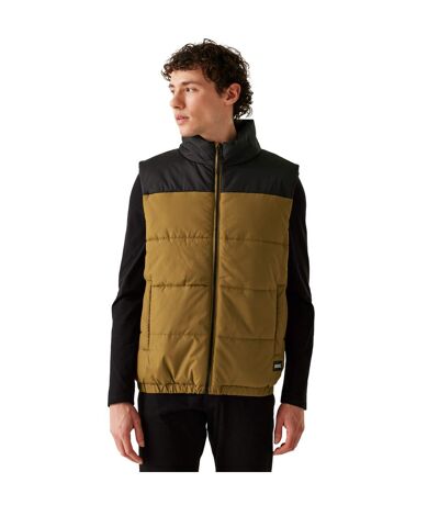 Mens Hawfinch Baffled Gilet Umber Black Regatta