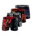 Lot de 4 boxers homme Heavy Rock Freegun-1