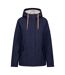 Veste Imperméable Unie À Capuche Yulia Femme Bleu Marine Trespass-2