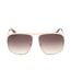 Lunettes De Soleil Motif/style Carré Homme Taille Unique Jaune Or Guess-1
