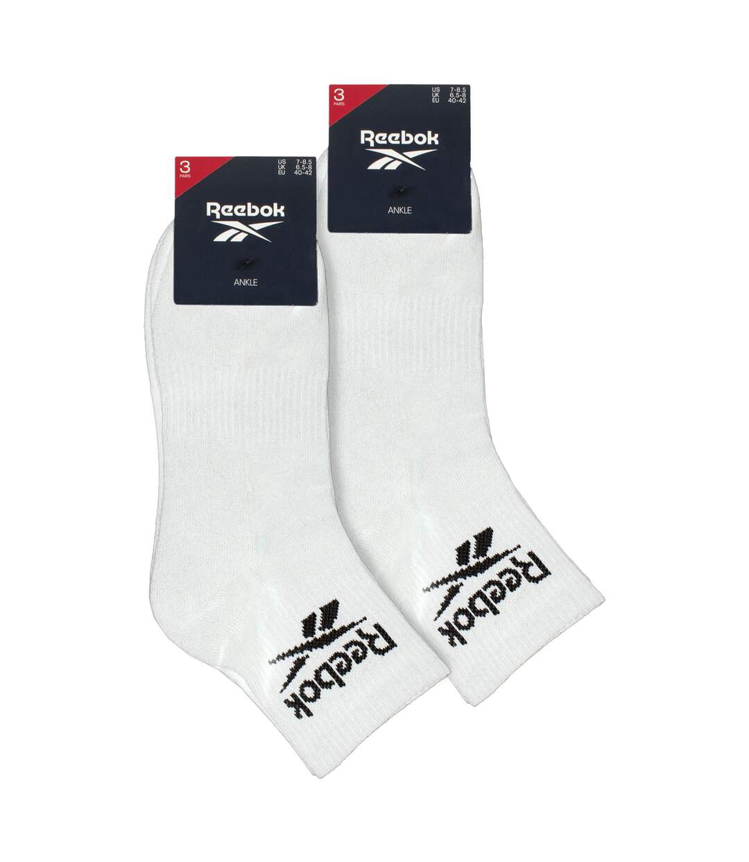 Reebok - 6 paires de chaussettes de sport basses en coton doux hommes femmes-2