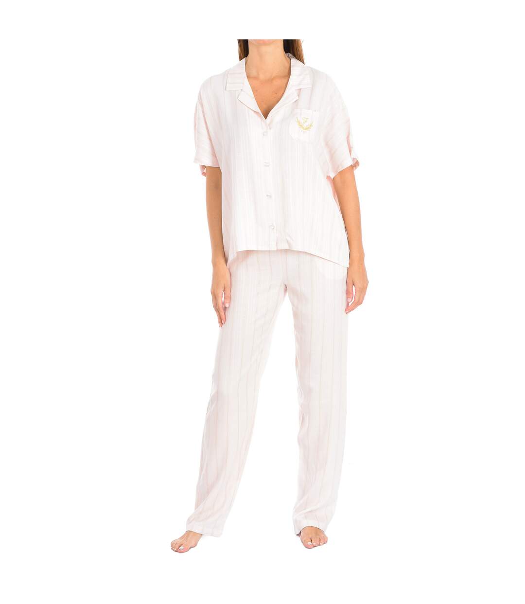 Feyza 4807 women's short-sleeved pajamas-1