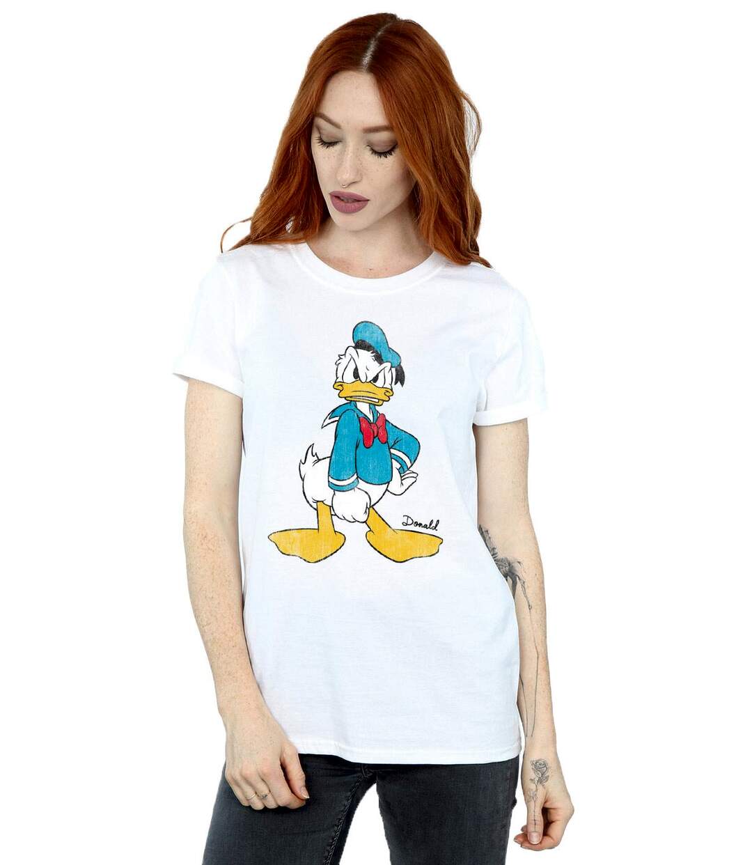 Disney - T-shirt ANGRY - Femme (Blanc) - UTBI1343-2