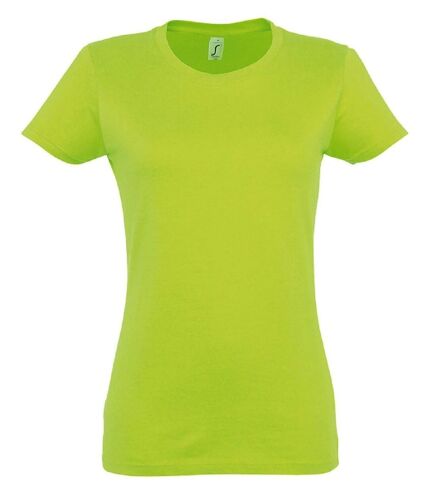 T-shirt manches courtes - Femme - 11502 - vert pomme