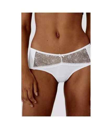 Gorgeous Womens/Ladies Floral Briefs (Pack of 2) (Navy/White) - UTDH4826