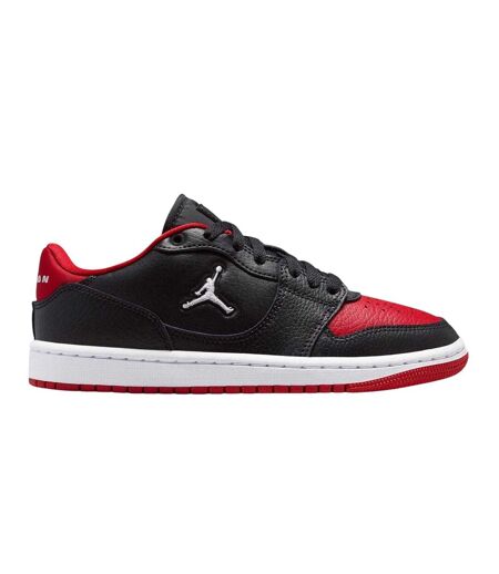 Womens/ladies Air Jordan Access Leather Trainers Black Red Nike