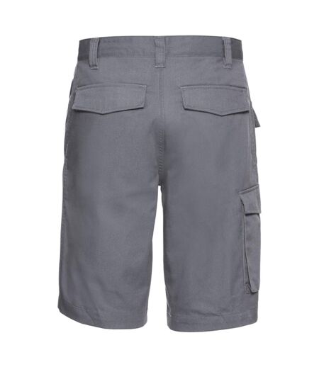 Short Travail Adulte Gris Foncé Uni Russell Collection