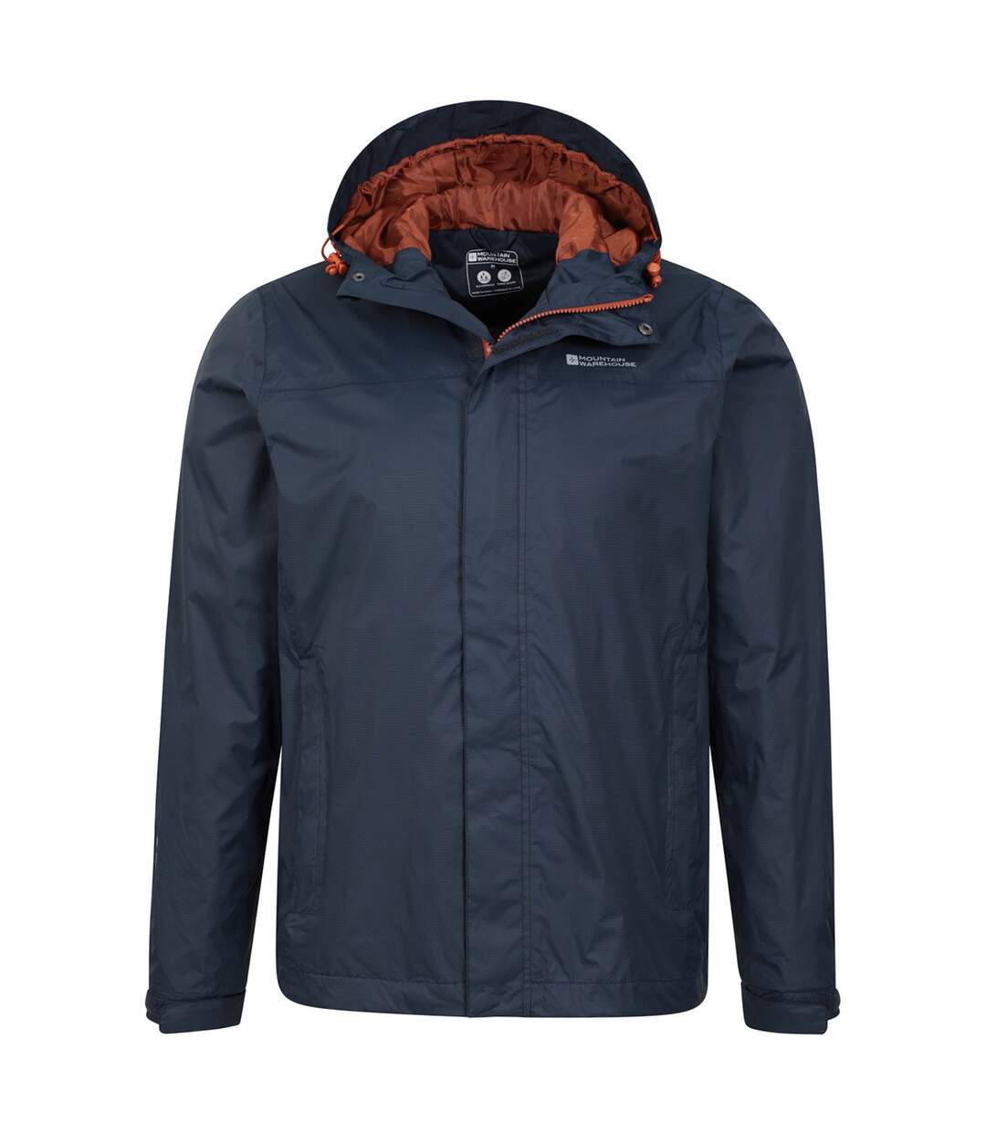 Veste imperméable torrent homme bleu foncé Mountain Warehouse-4