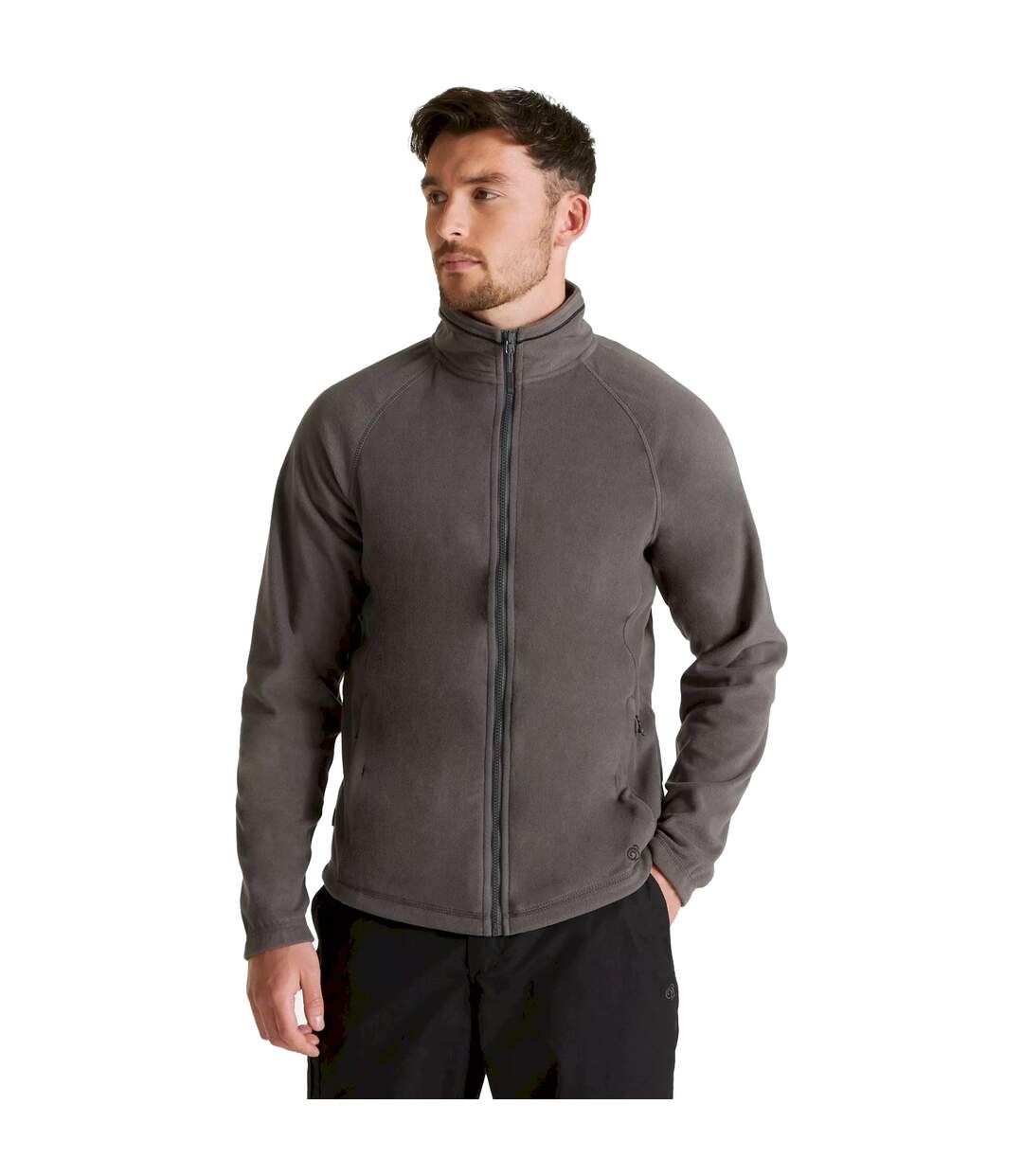 Mens expert corey 200 fleece jacket carbon grey Craghoppers-4