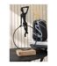 Statuette Déco Homme Anneau 40cm Noir-2