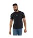 Mens Layered Box Logo T-shirt Black Umbro-1