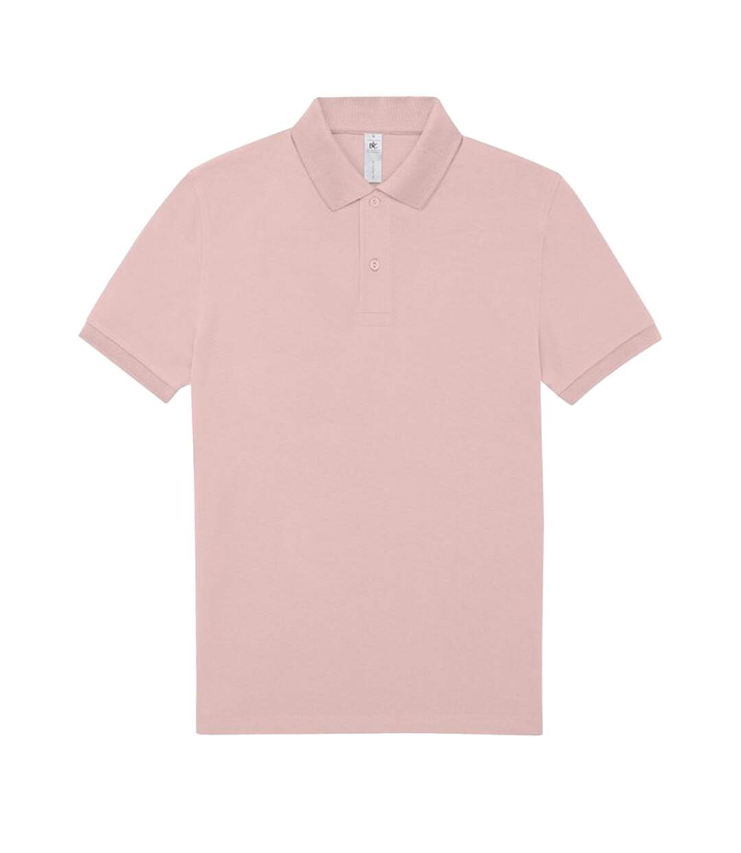 Mens polo shirt blush pink B&C