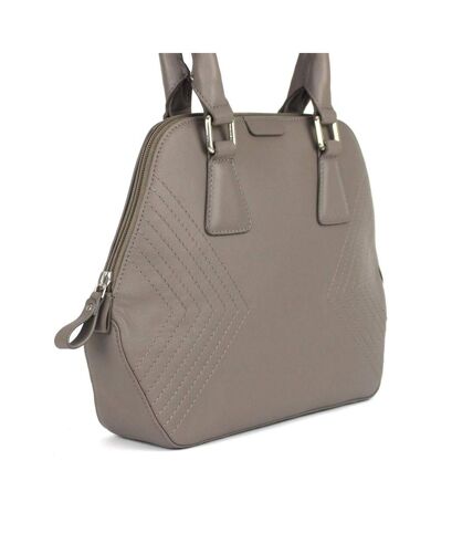 Eastern Counties Leather Womens/Ladies Twin Handle Bag (Gray) (One size)