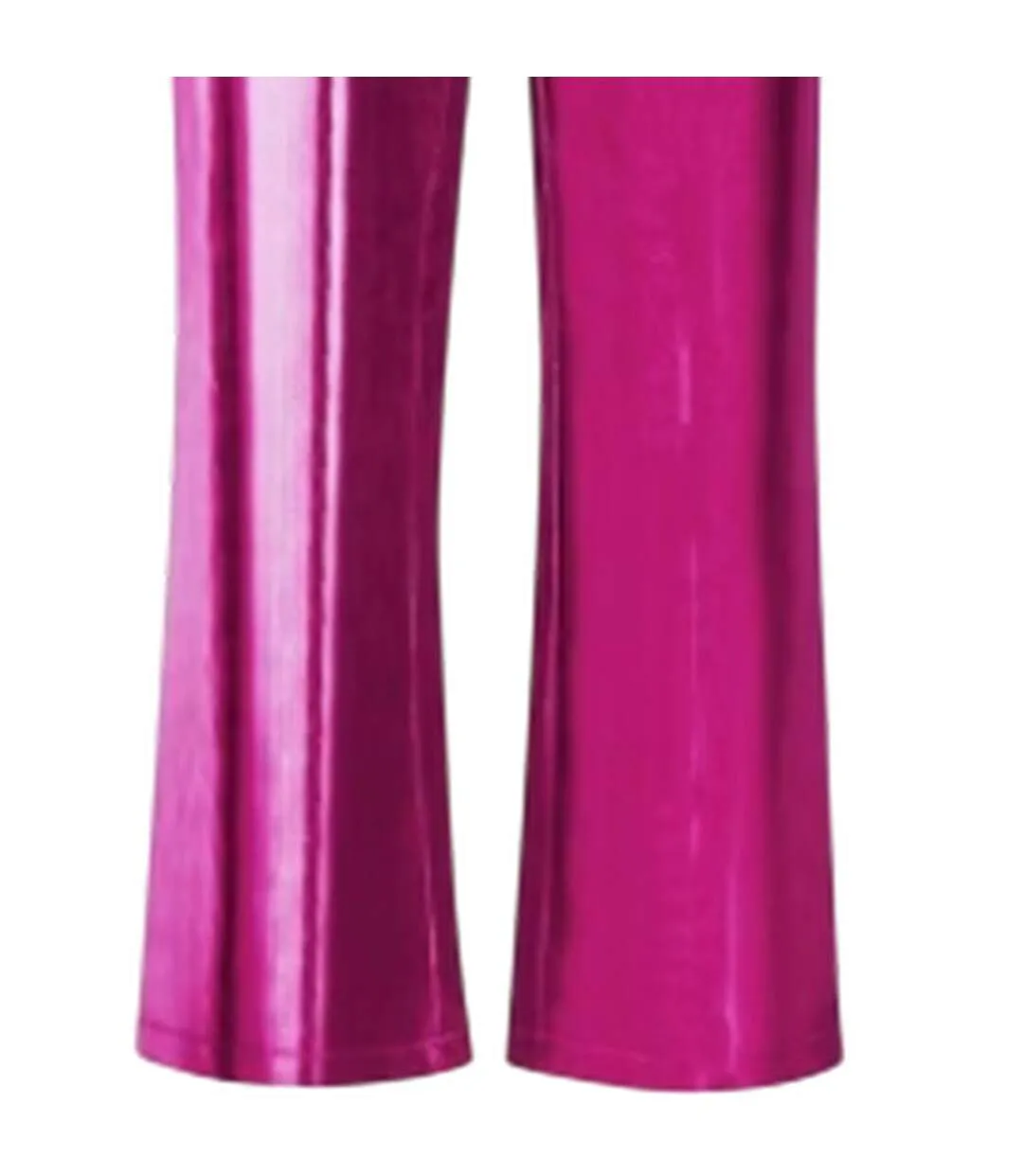 Womens/ladies Lupe Metallic Trousers Purple AmyLynn-3