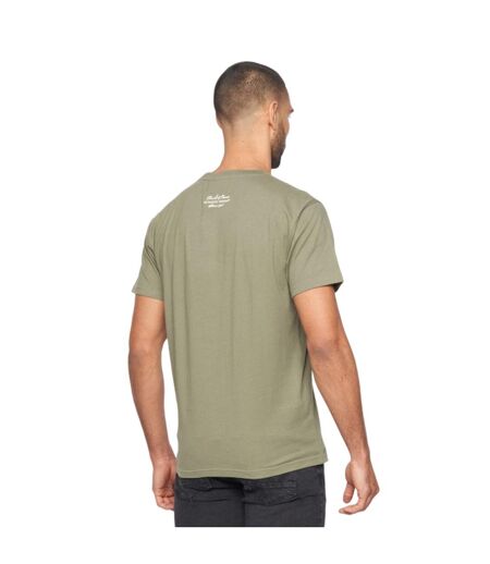 Mens carrillo camo t-shirt khaki green Duck and Cover